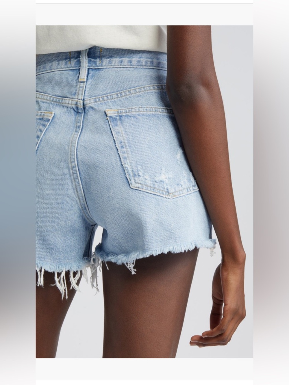 AGOLDE Parker Cutoff Shorts - Picture 3 of 10